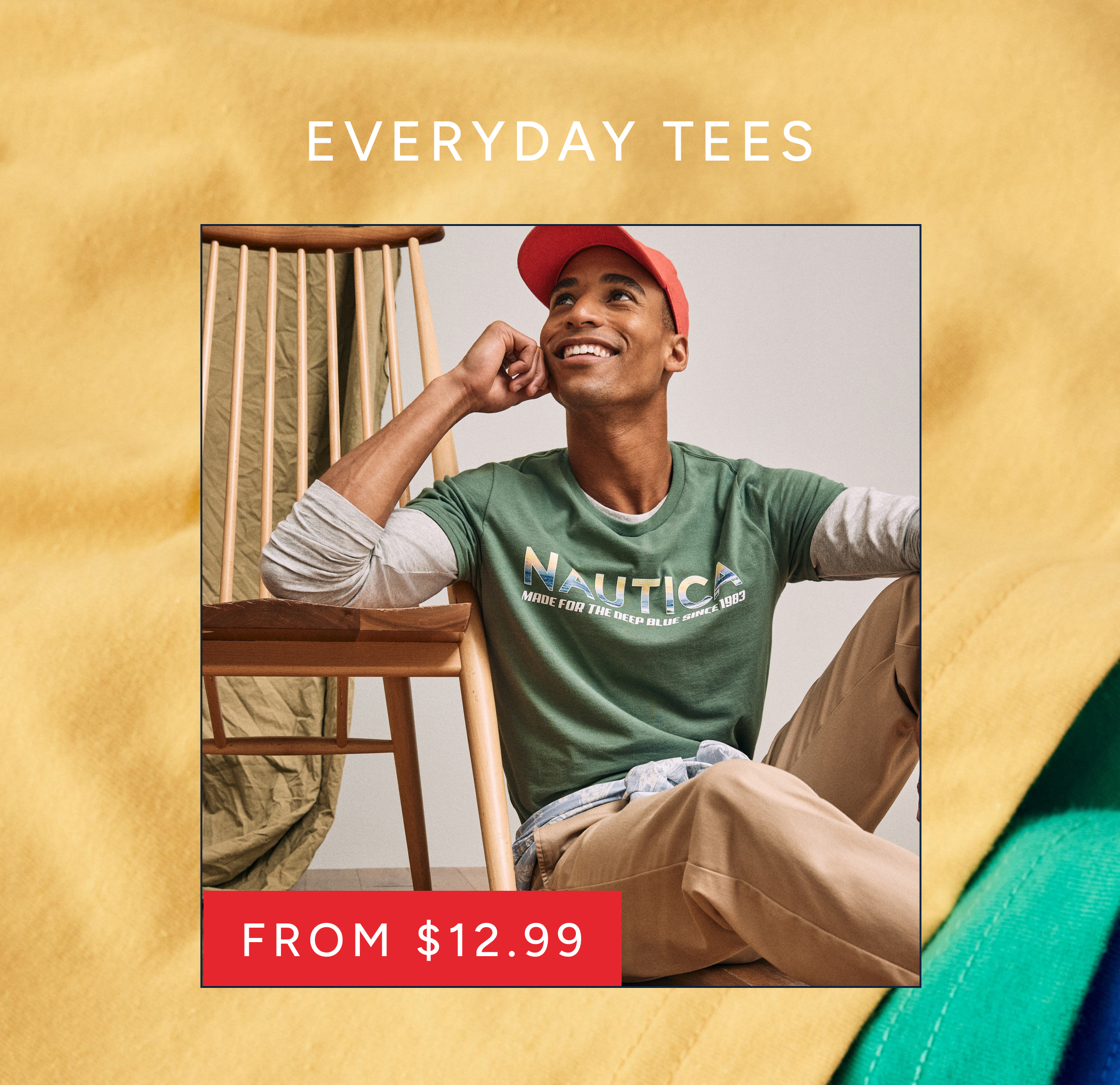 Everyday tees from $12.99