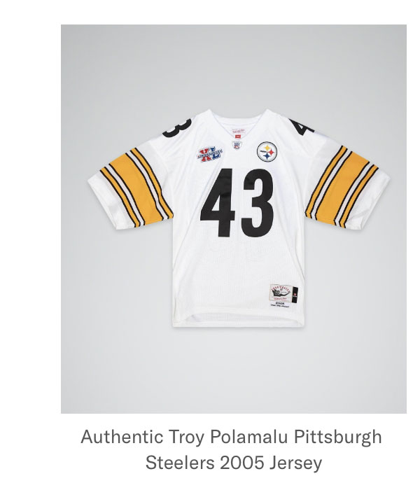 Authentic Troy Polamalu Pittsburgh Steelers 2005 Jersey