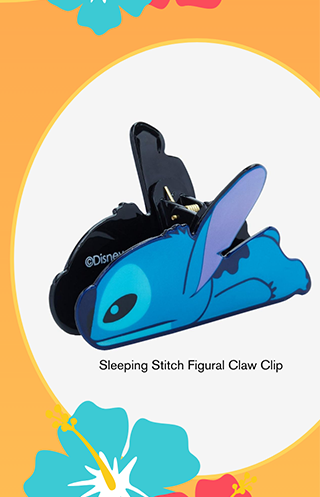 Sleeping Stitch Figural Claw Clip