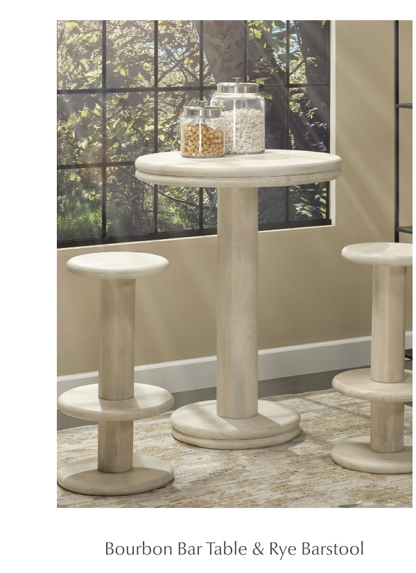 Bourbon Bar Table & Rye Barstool - SHOP NOW