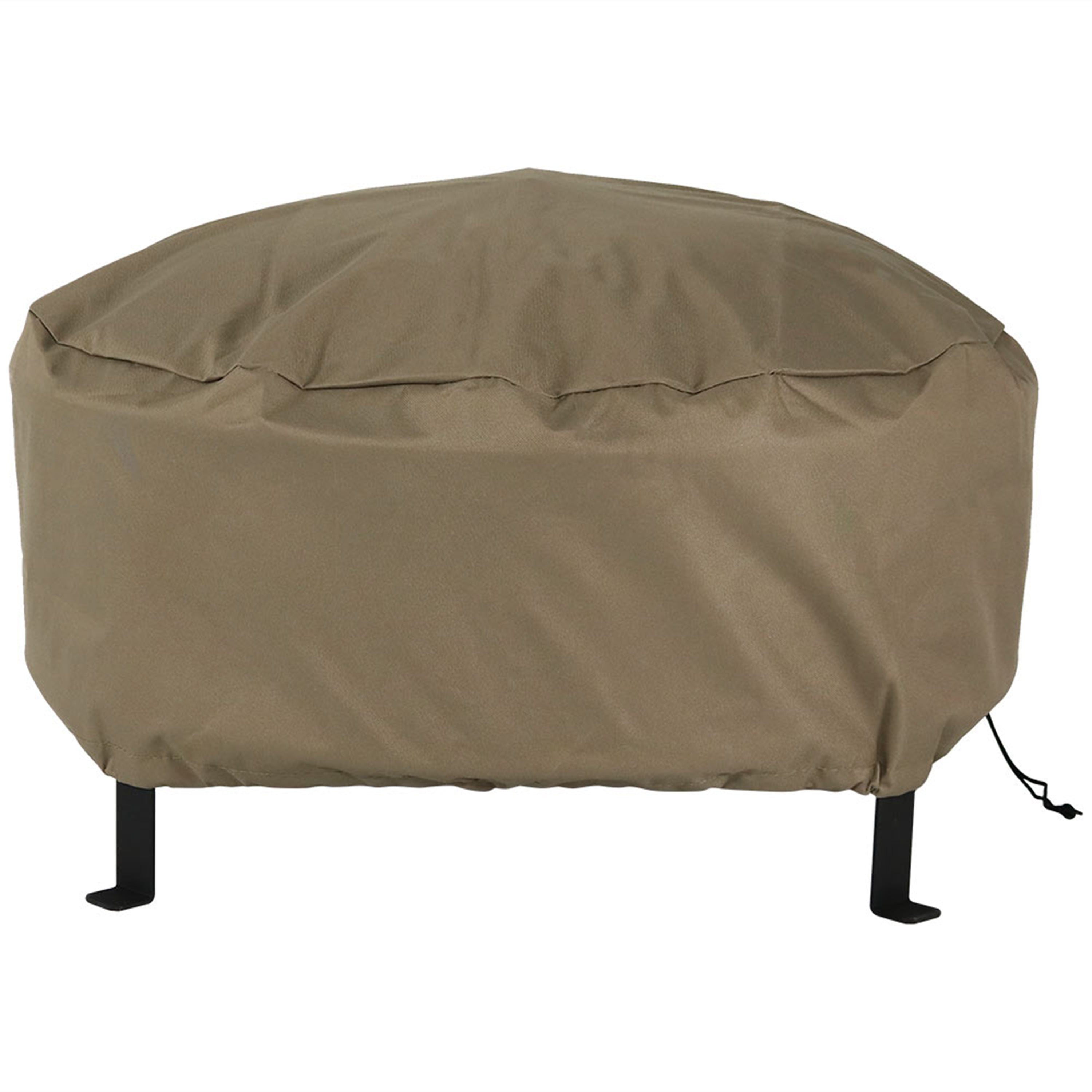 Sunnydaze Heavy-Duty Round Fire Pit Cover with Drawstring Closure