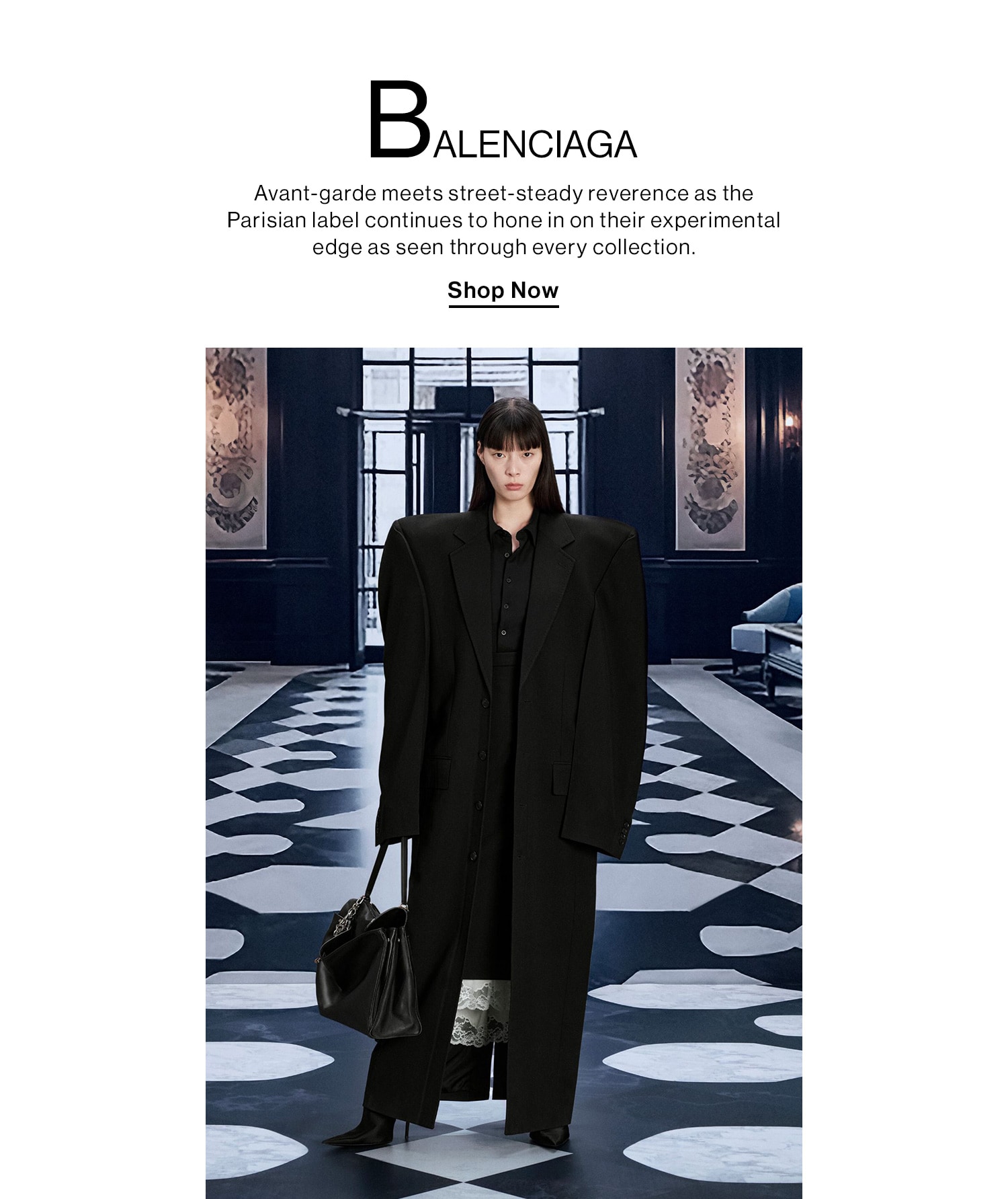 BALENCIAGA DEK: Avant-garde meets street-steady reverence as the Parisian label continues to hone in on their experimental edge as seen through collection. CTA: Shop Now