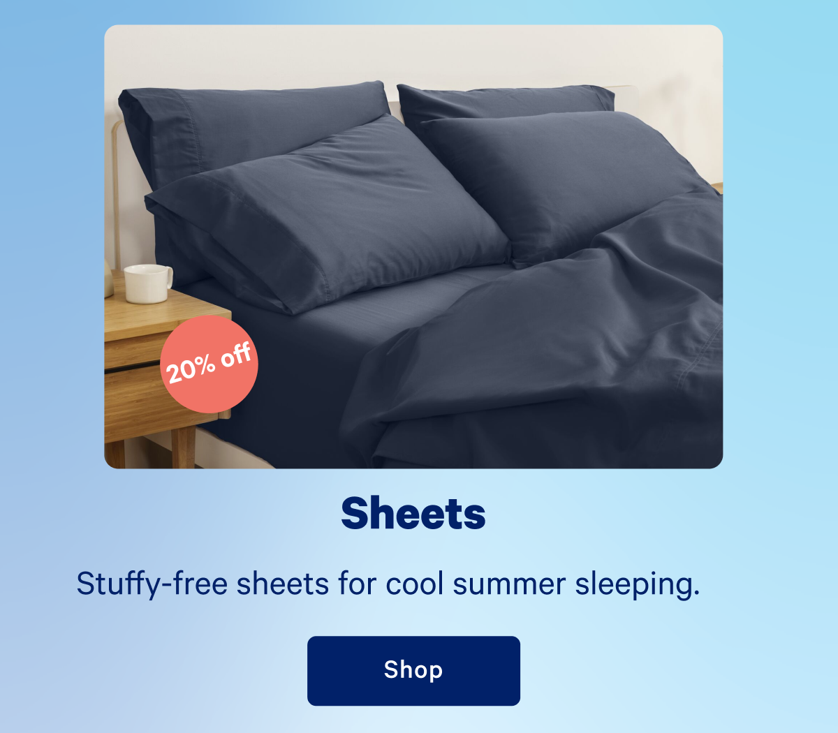 Sheets >> Shop >>