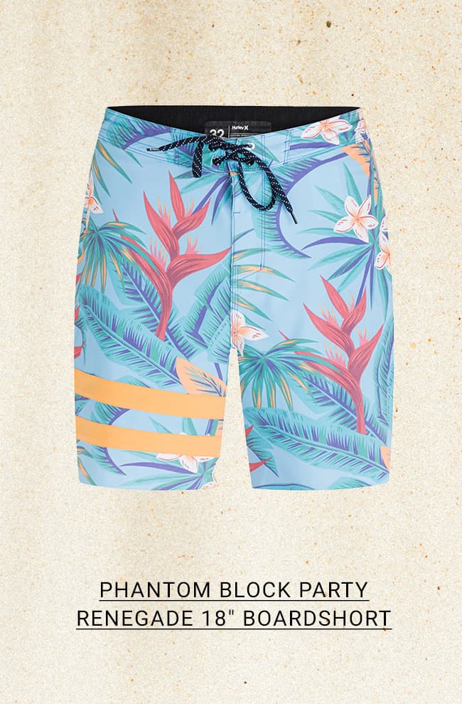 Phantom Block Party Renegade 18'' Boardshort