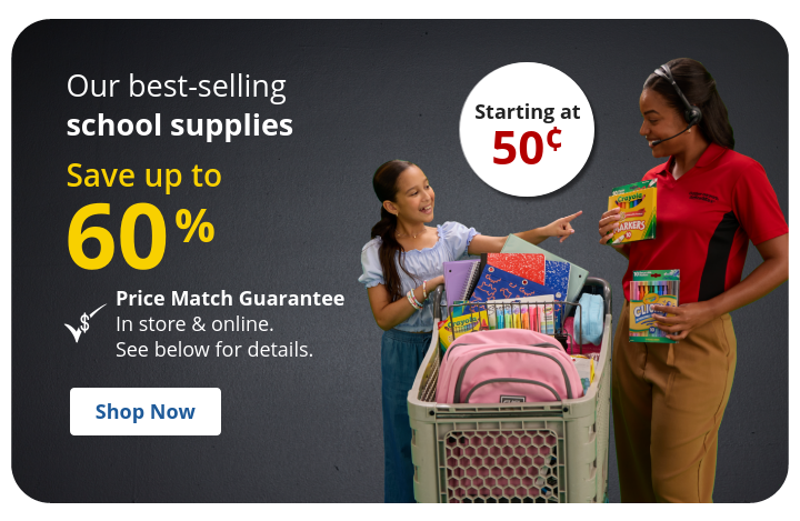 Save up to 60% off on Best Selling School supplies