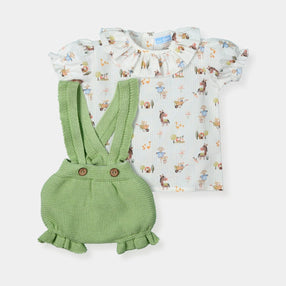 Dungaree Set Tomillo