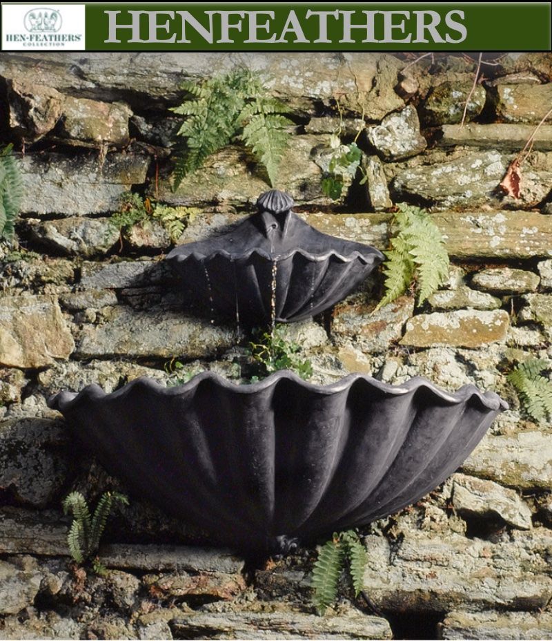 Shop the Classic Clam Shell Garden Fountain