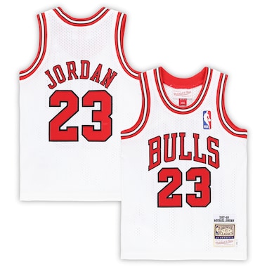 Toddler Mitchell & Ness Michael Jordan White  1997/98 Hardwood Classics Authentic Jersey