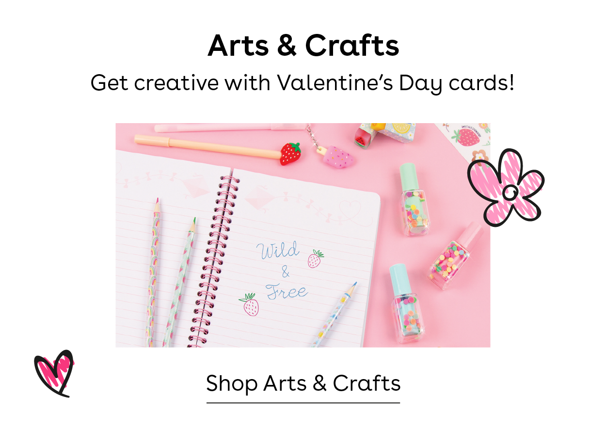 Arts & Crafts - Get creative with Valentine's Day cards! Shop Arts & Crafts