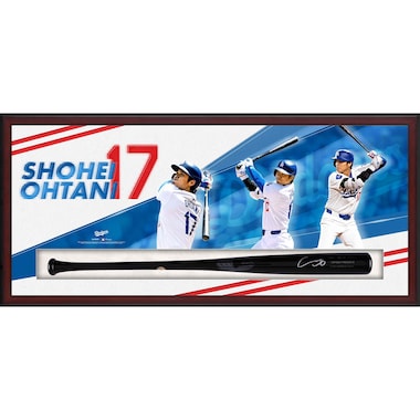 Shohei Ohtani  Autographed Framed Chandler Game Model Bat Shadowbox Collage