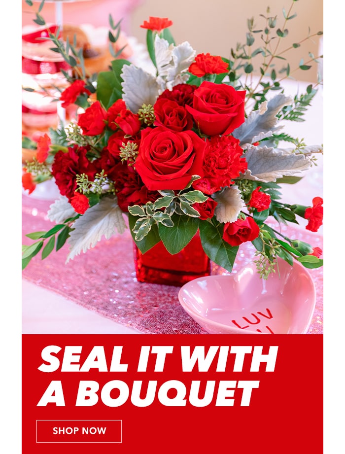 Seal it with a bouquet