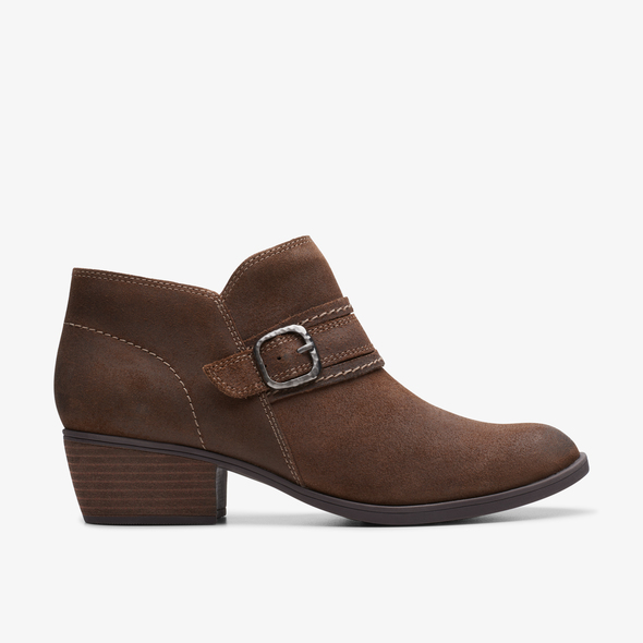 Charlten Bay Dark Tan Suede