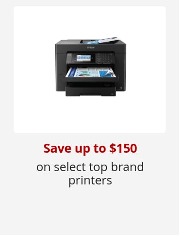 Save up to $150 on select top brand printers