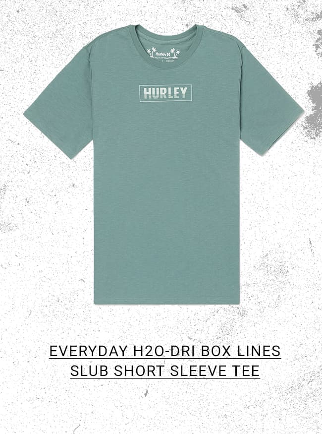 Everyday H2O-Dri Box Lines Slub Short Sleeve Tee