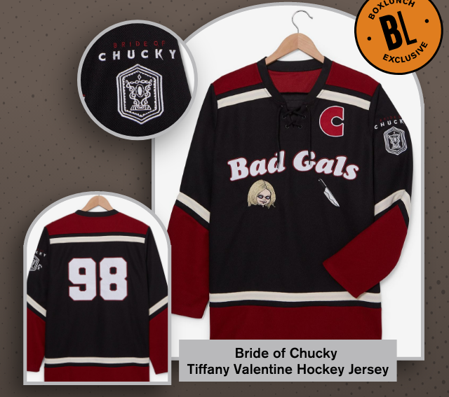 Bride of Chucky Tiffany Valentine Hockey Jersey