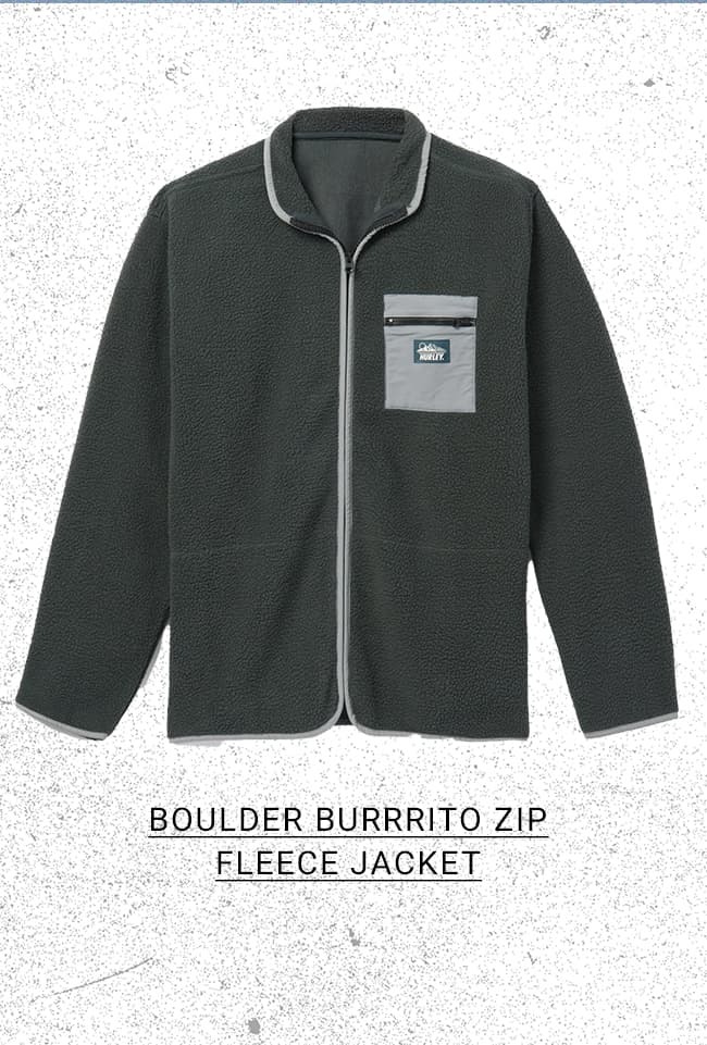 Boulder Burrrito Zip Fleece Jacket