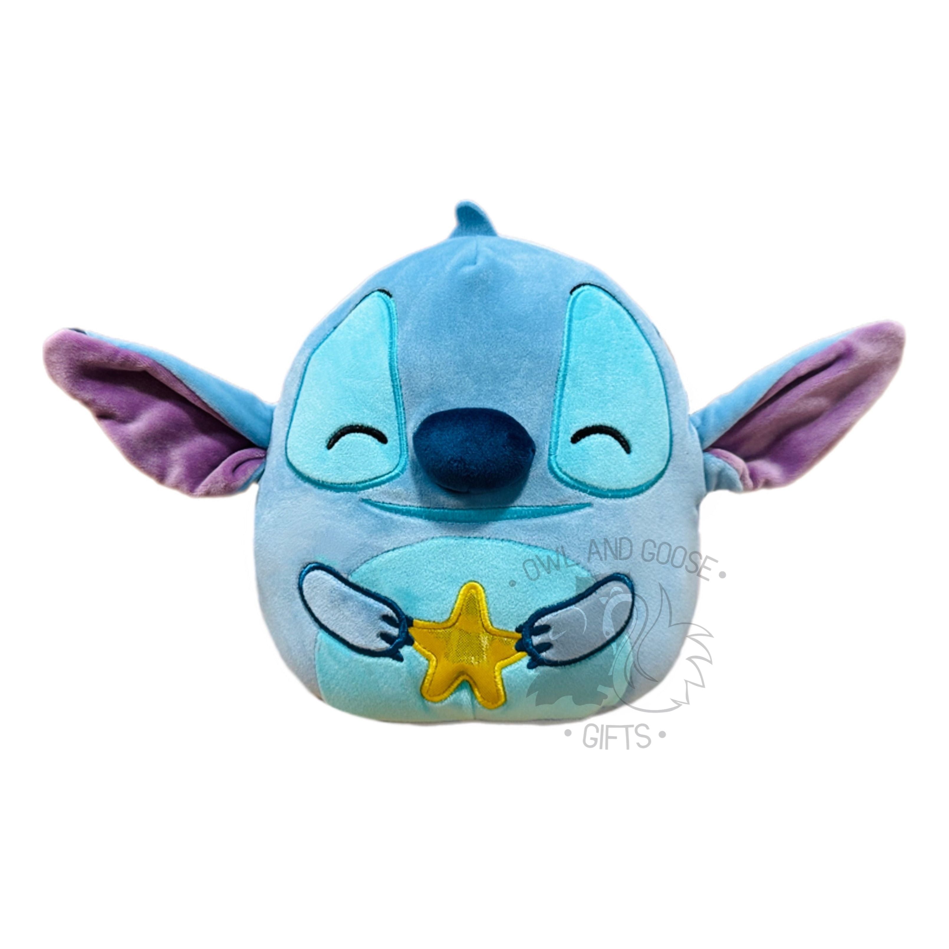 Squishmallow 8 Inch Stitch with Star Disney Plush Toy