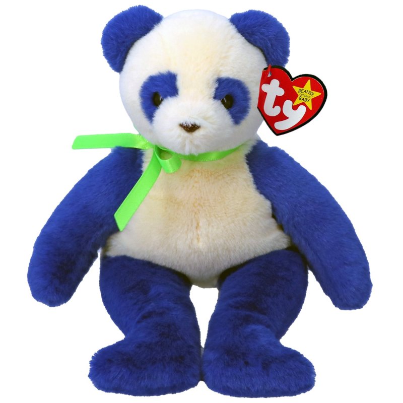 Ty Beanie Babies Domino the Panda 30th Anniversary Plush Toy