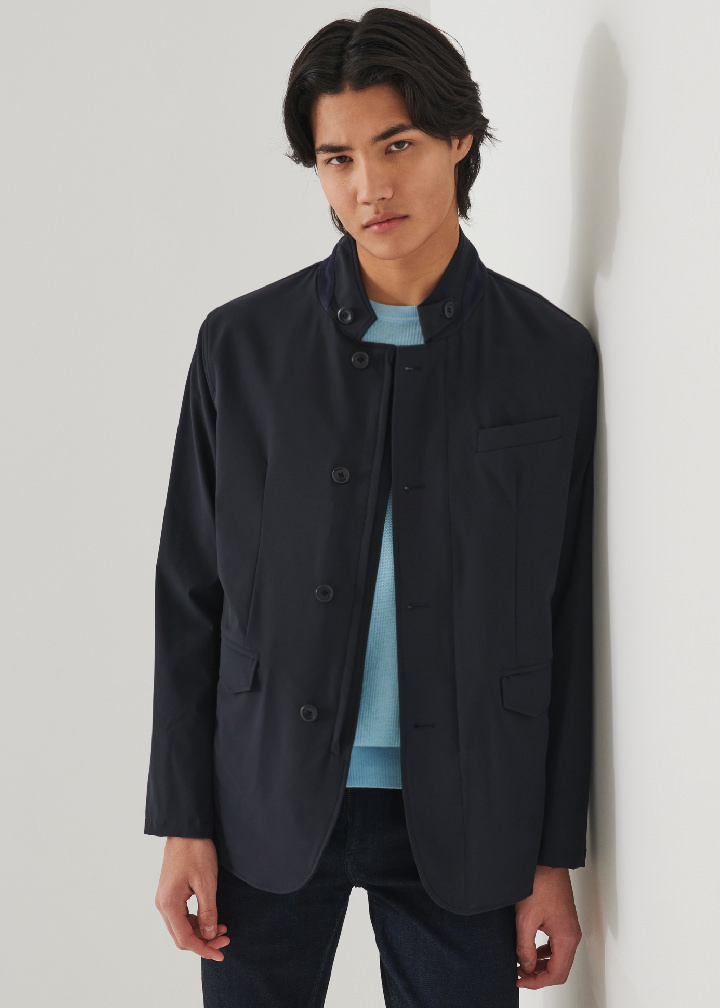 ITALIAN NYLON HYBRID JACKET