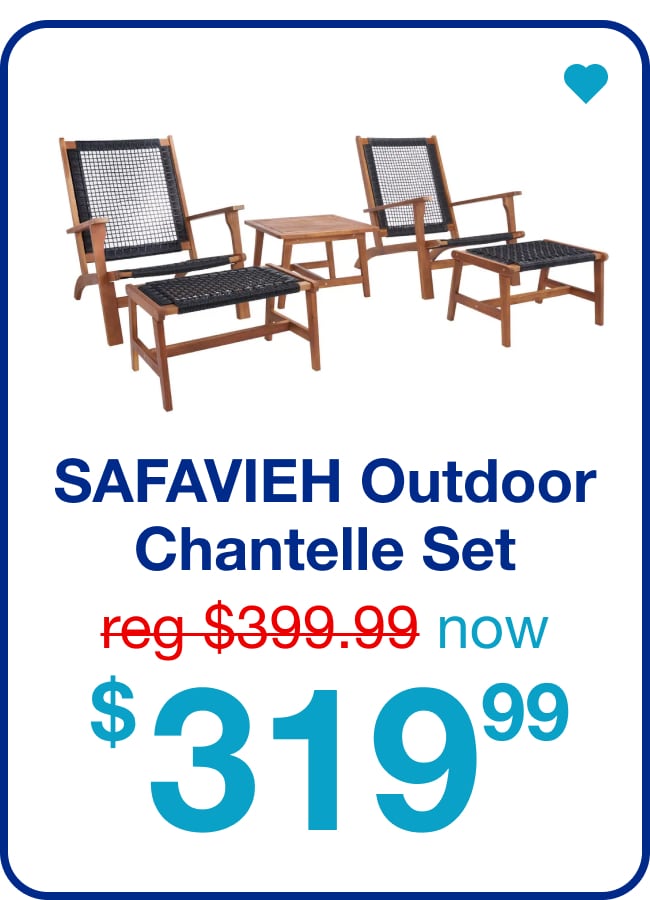 SAFAVIEH Outdoor Chantelle Natural/Black Set â€” Shop Now!