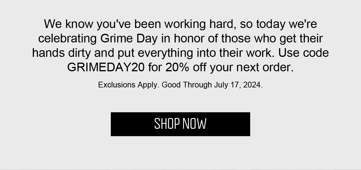 Shop the Grime Day Sale Now