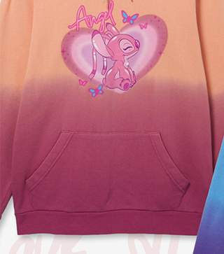 Lilo and Stitch Angel Split Dye Sweatshirt