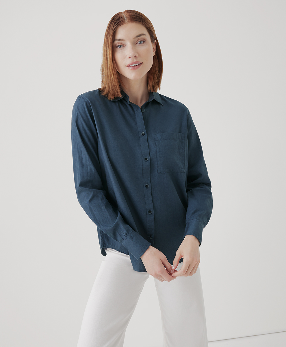 Image of Women's Sunset Light Gauze Classic Shirt