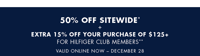 50% OFF STIEWIDE*