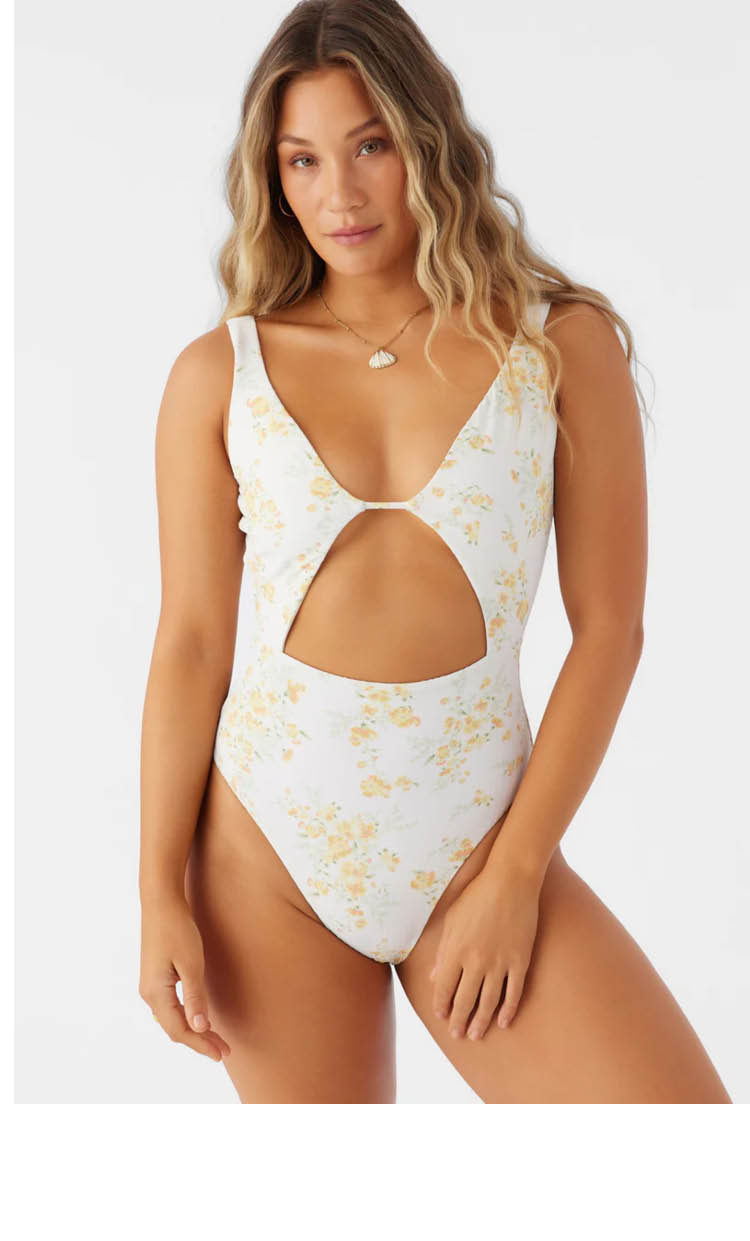 TATIANNA FLORAL MORRO BAY ONE-PIECE