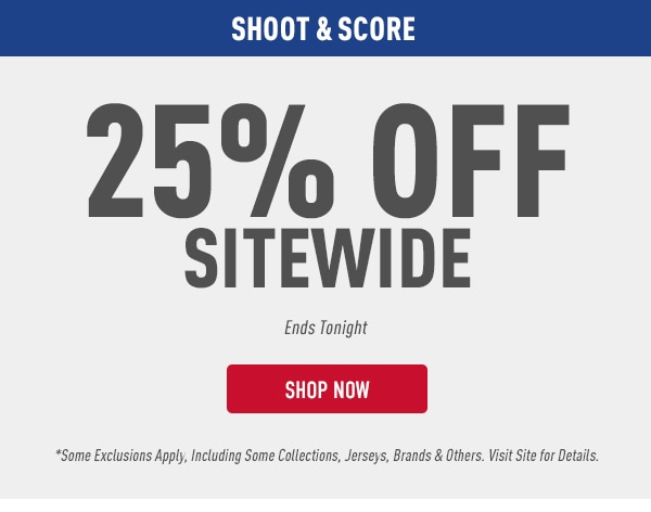 TODAY'S SAVINGS: 25% Off Sitewide