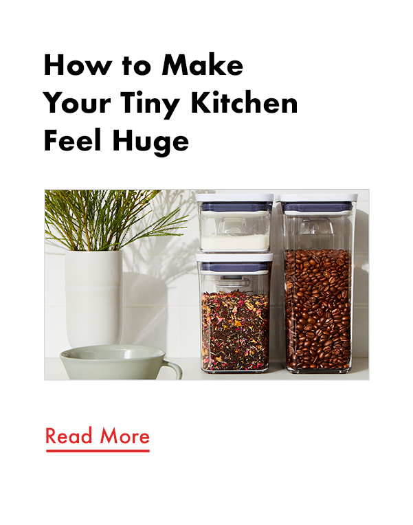 How to make your tiny kitchen feel huge