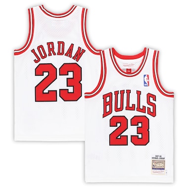 Preschool Mitchell & Ness Michael Jordan White  1997/98 Hardwood Classics Authentic Jersey