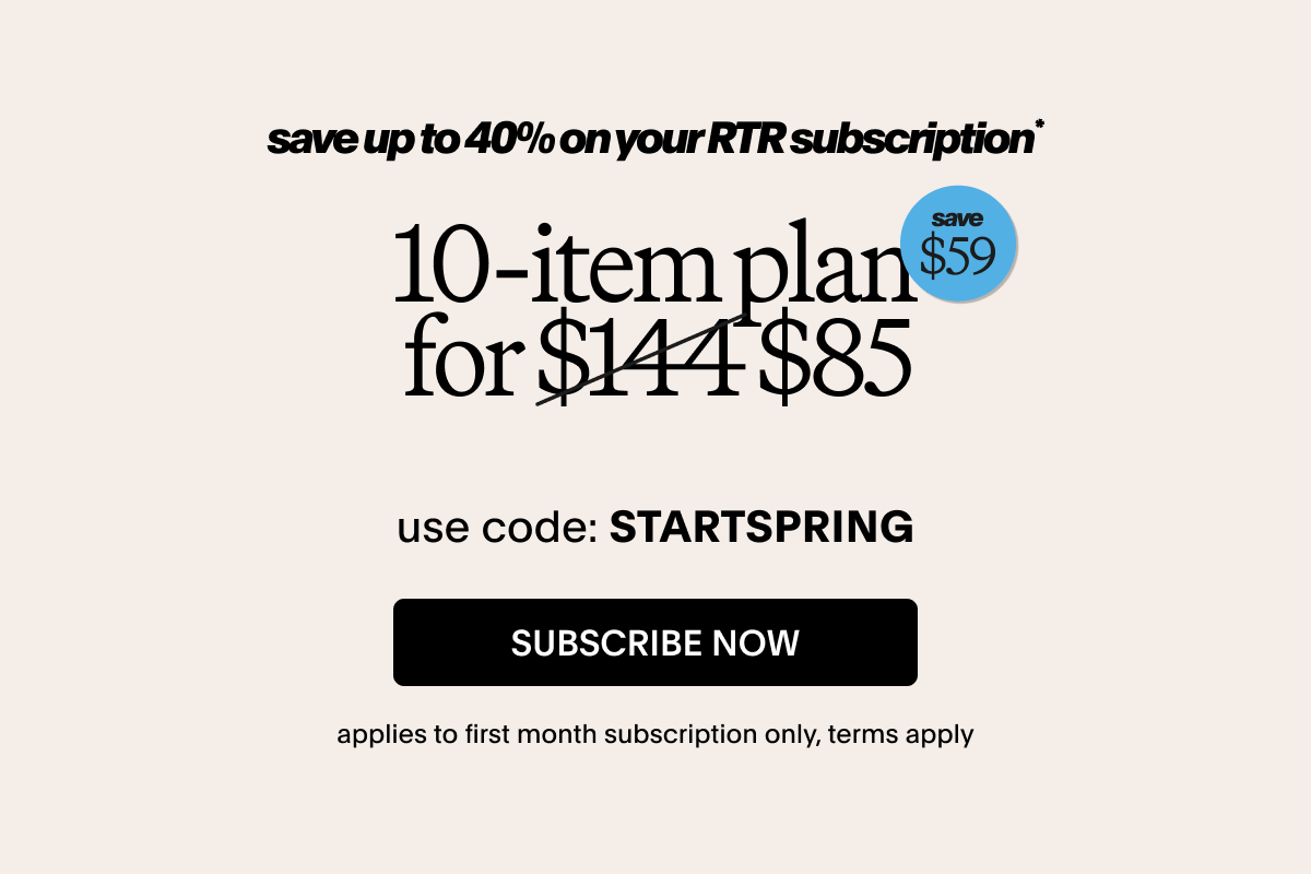 Save up to 40% on your RTR subscription 