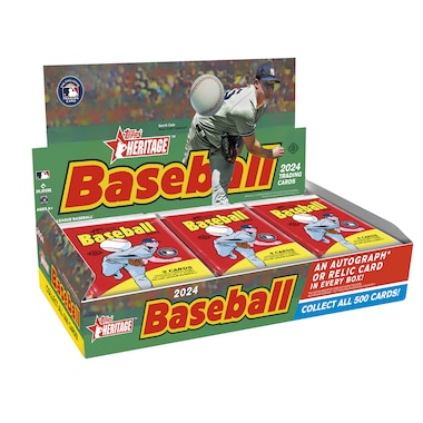 2024 Topps Heritage Baseball Factory Sealed Hobby Box