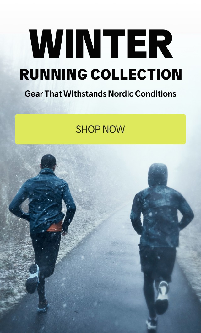 Winter Running Collection! Gear That Withstands Nordic Conditions. ***SHOP NOW***