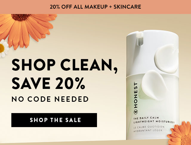 Shop Clean, Save 20%! SHOP THE SALE