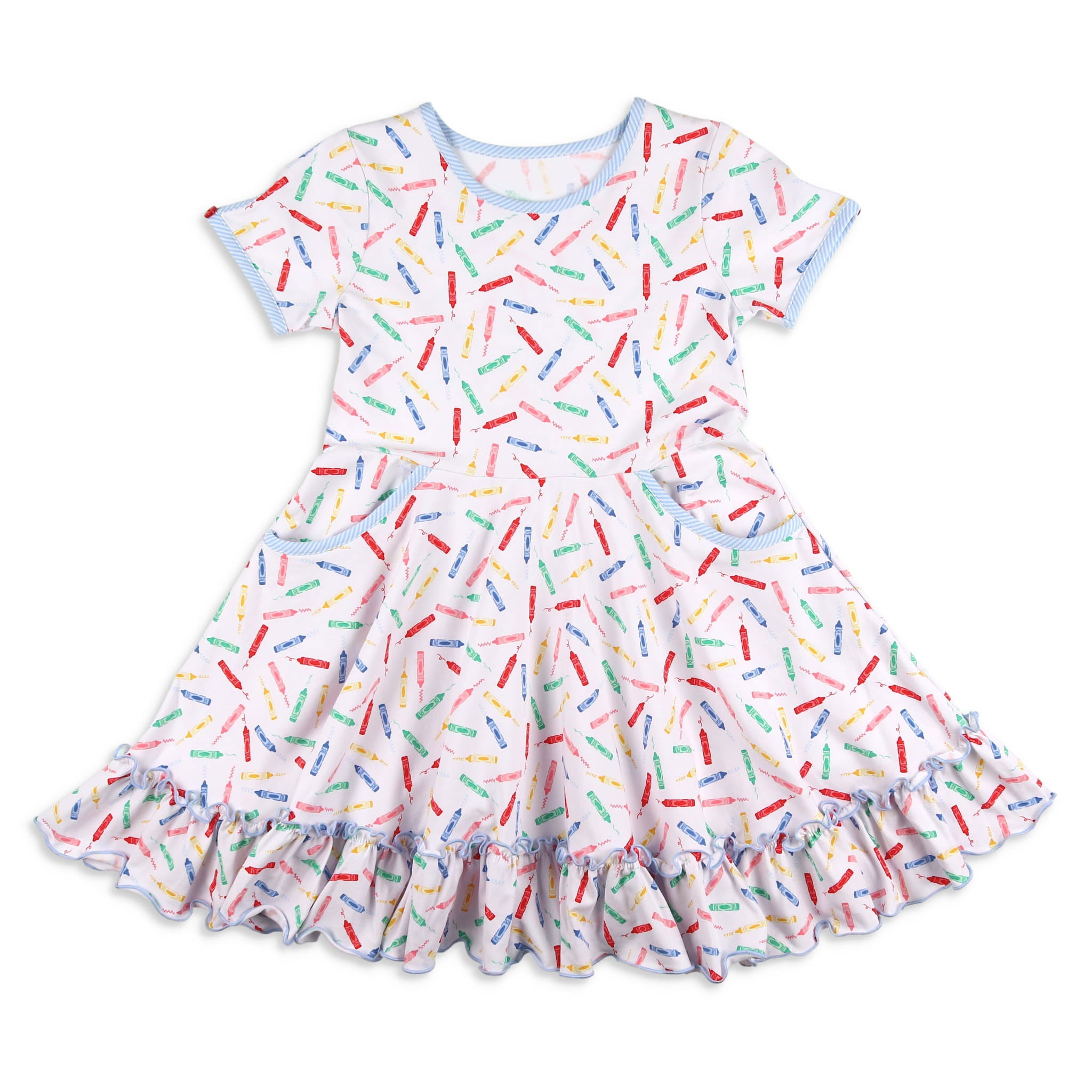 Image of Girls Twirl Dress - Color Me Happy