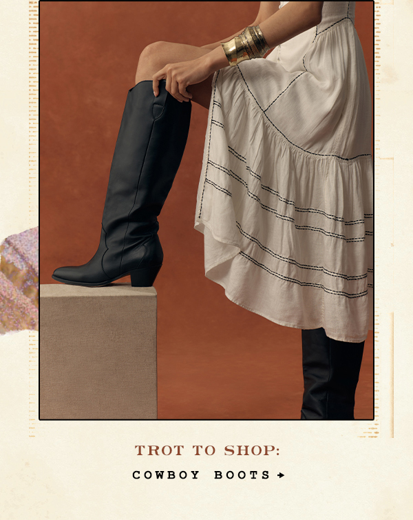 trot to shop: cowboy boots