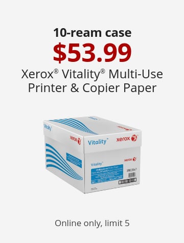 $53.99 10-ream paper case Office Depot® Brand Copy & Print Paper