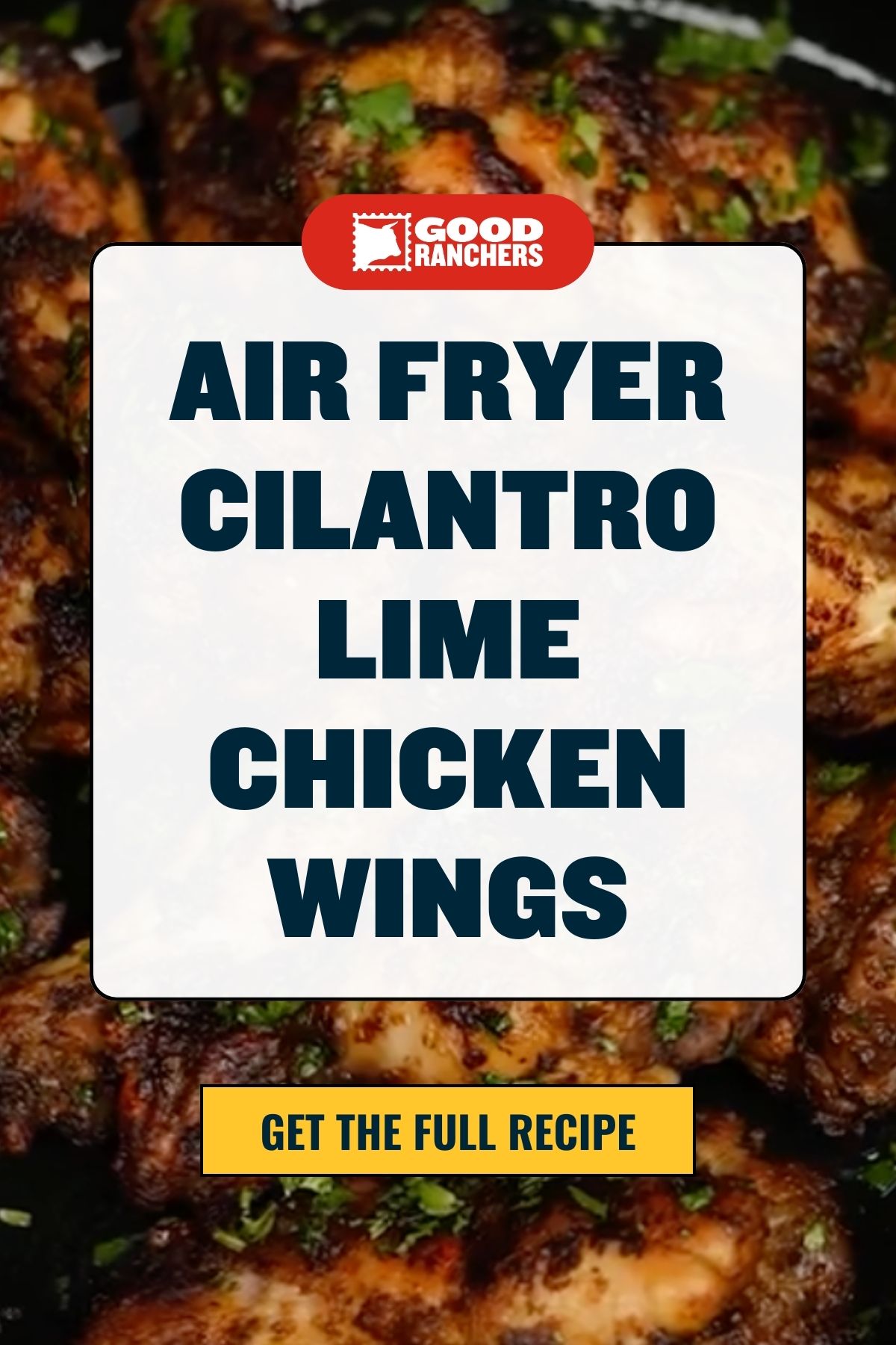 Air Fryer Cilantro Lime Chicken Wing Recipe