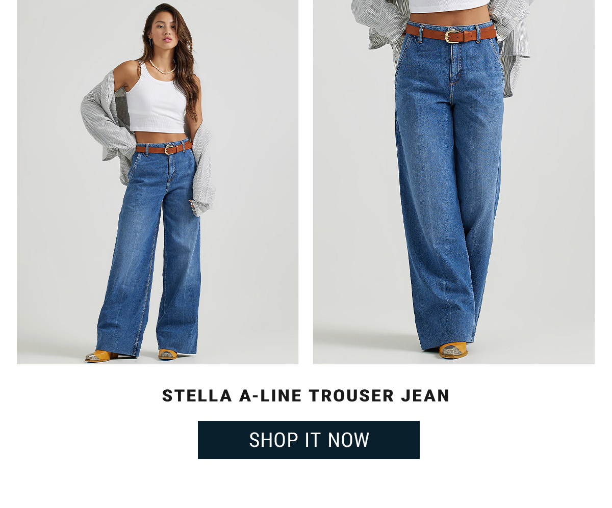 sTELLA A-LINE TROUSER JEAN Shop it Now