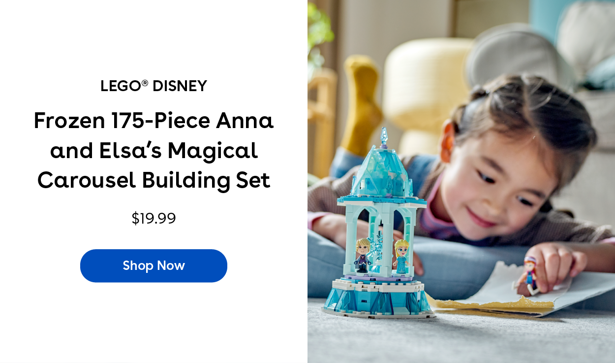 LEGO® Disney Frozen 175-Piece Anna and Elsa's Magical Carousel Building Set $19.99 Shop Now