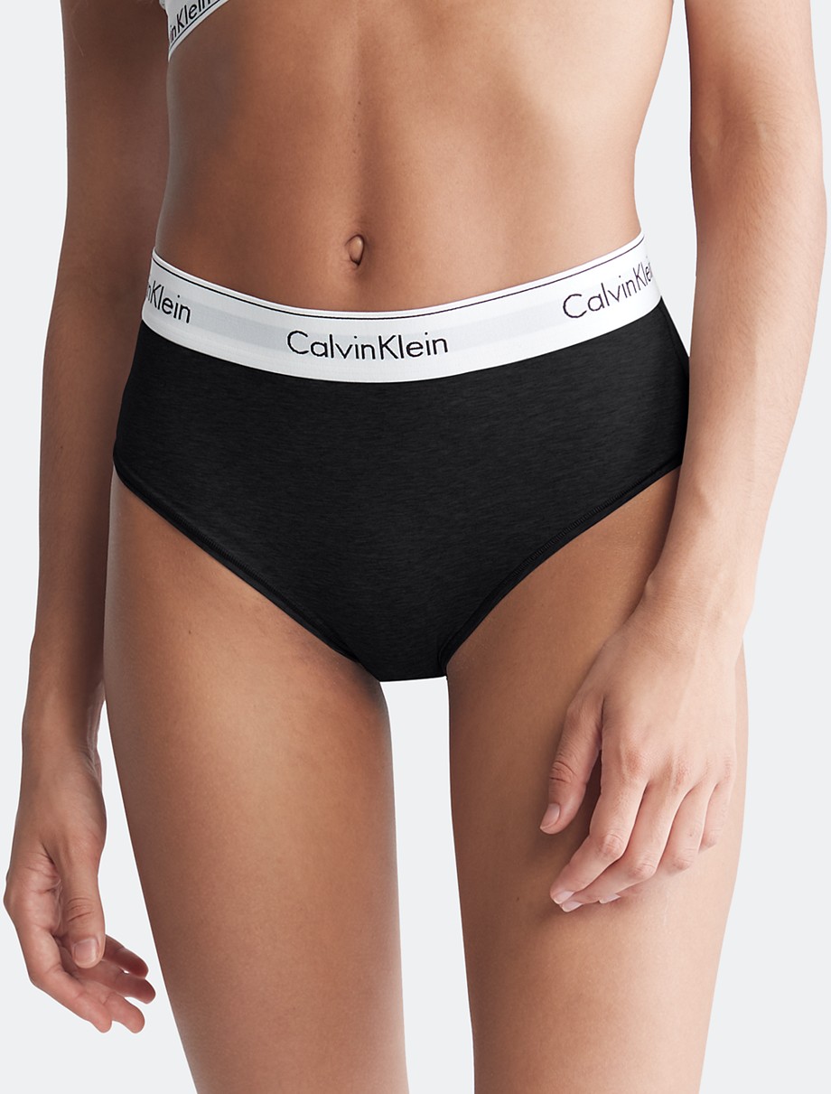 Modern Cotton High Waist Bikini Bottom