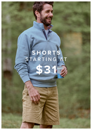 Shorts Starting at $31