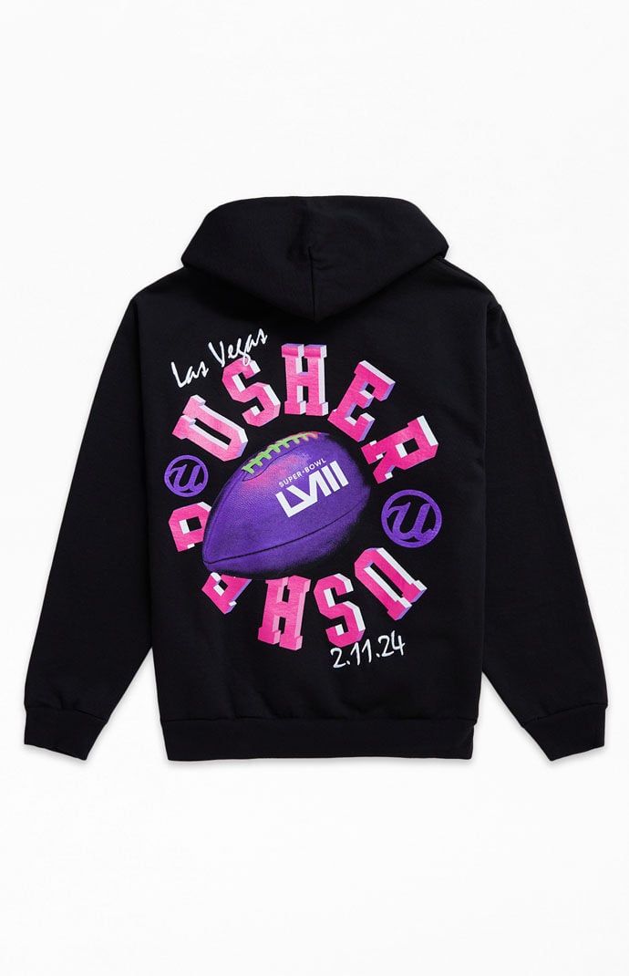 Image: Mitchell & Ness x Usher x NFL Blacklight Hoodie