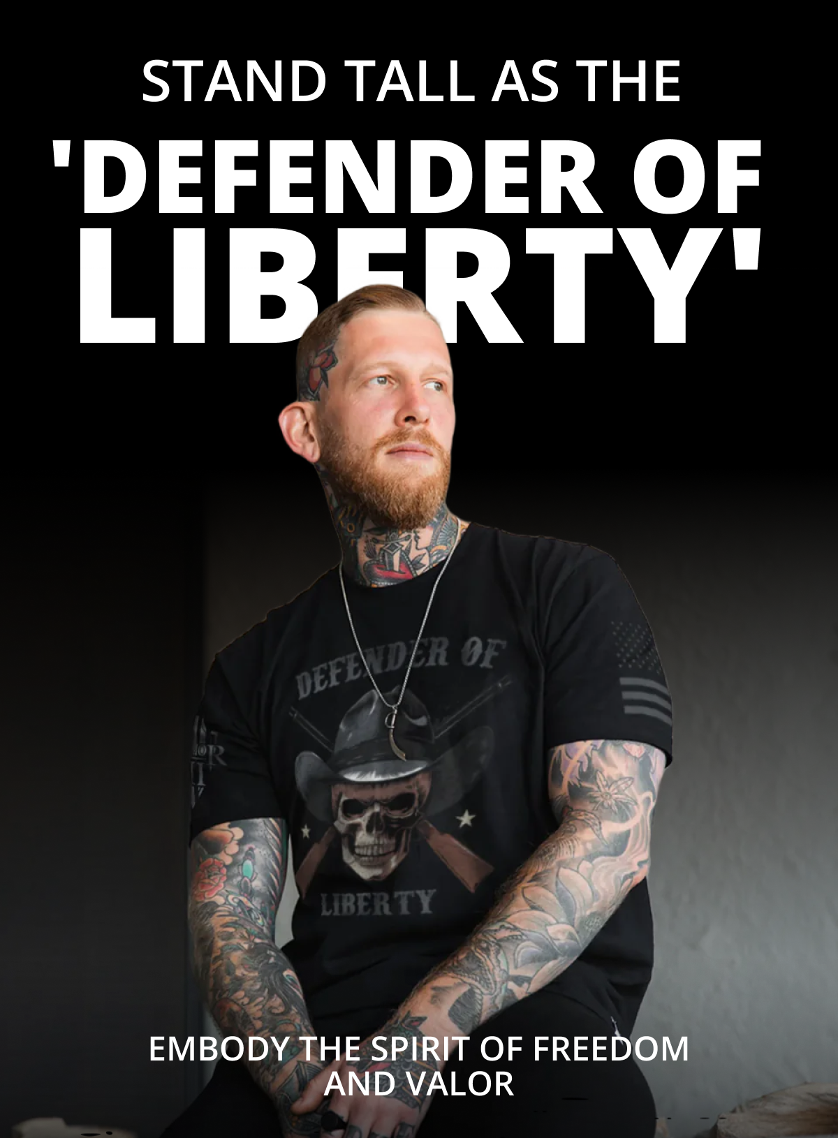 Stand Tall As The 'Defender Of Liberty'