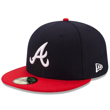  New Era Navy/Red  Home Authentic Collection On-Field 59FIFTY Fitted Hat