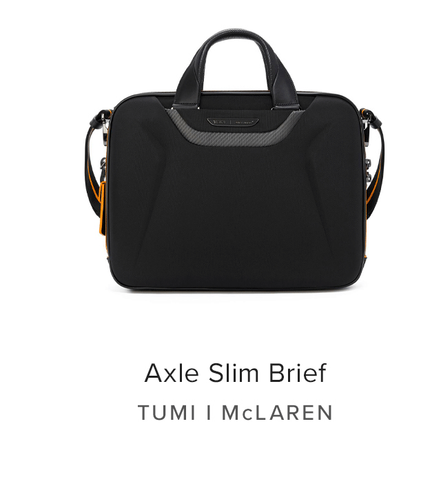 TUMI|McLaren: Axle Slim Brief