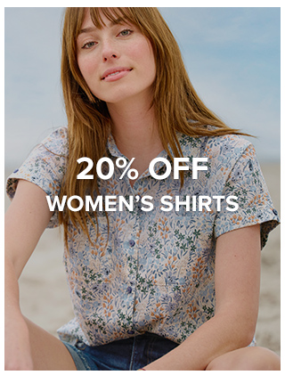 20% Off Women's Shirts