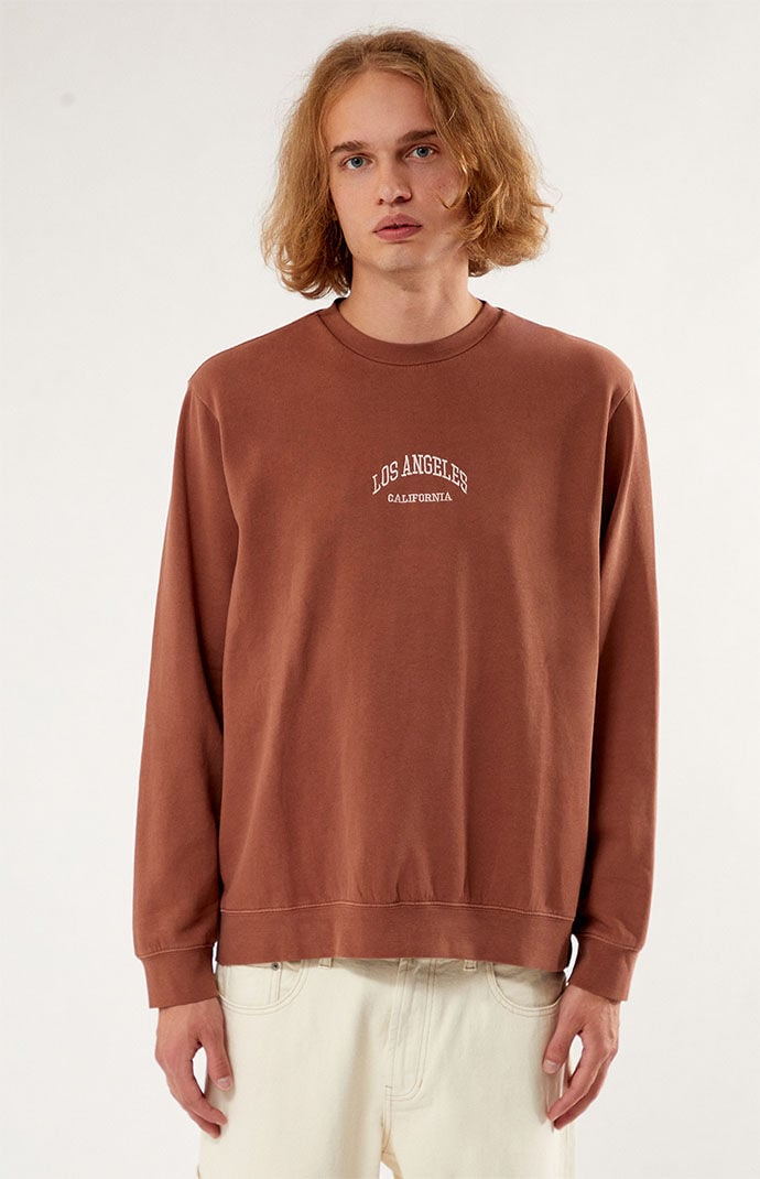 Image: Los Angeles Embroidered Crew Neck Sweatshirt